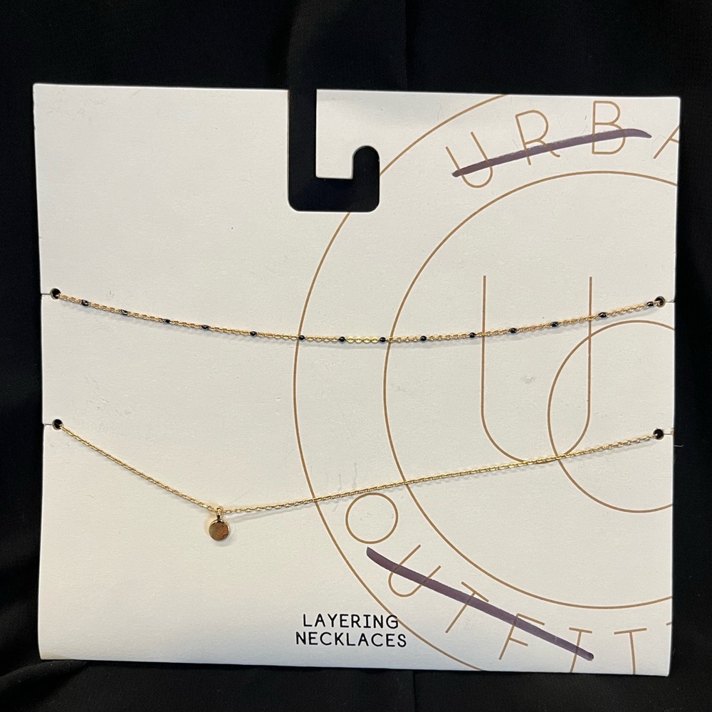 Urban Outfitters Gold Layering Necklaces